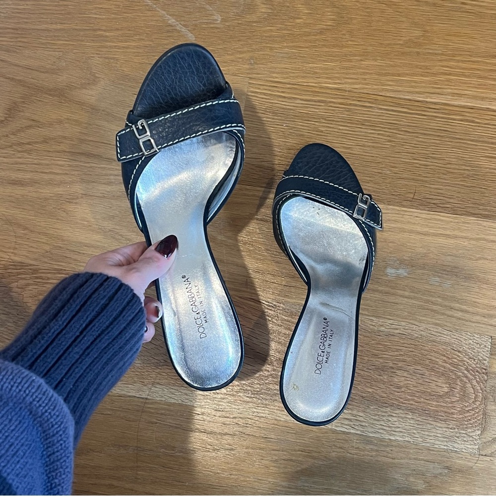 Vintage Dolce & Gabbana kitten heels